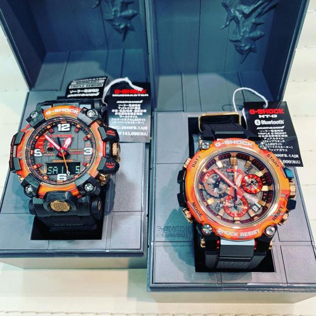 G-SHOCK
40th記念限定モデル
11月5日
本日発売！

左:GWG-2040FR-1AJR ¥143,000
右:MTG-B3000FR-1AJR ¥165,000

#柿見時計店　#GWG2040FR #MTG B3000FR #gshock #40thanniversary