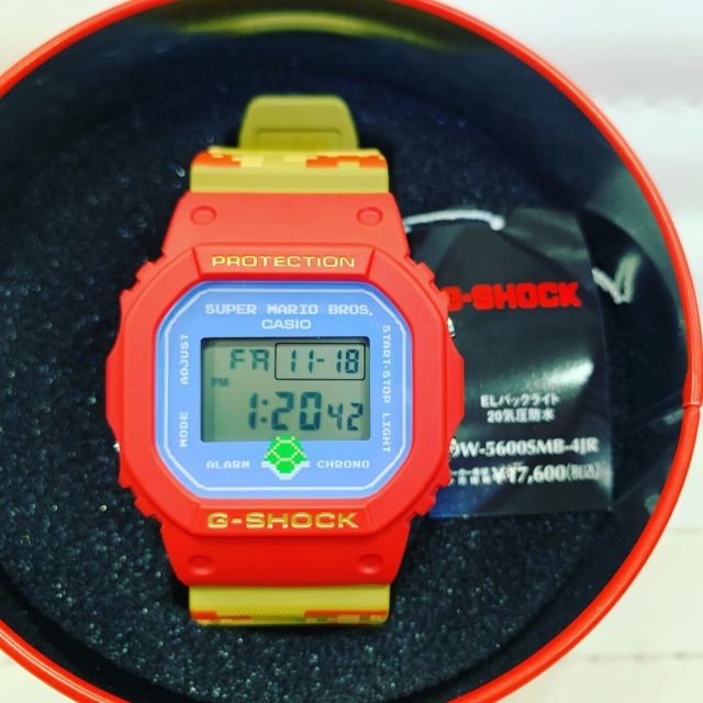gshock
✖️
SUPER MARIO BROS.

DW-5600SMB-4JR
¥17,600

入荷しました!

#柿見時計店　#gshock #DW5600SMB #スーパーマリオ