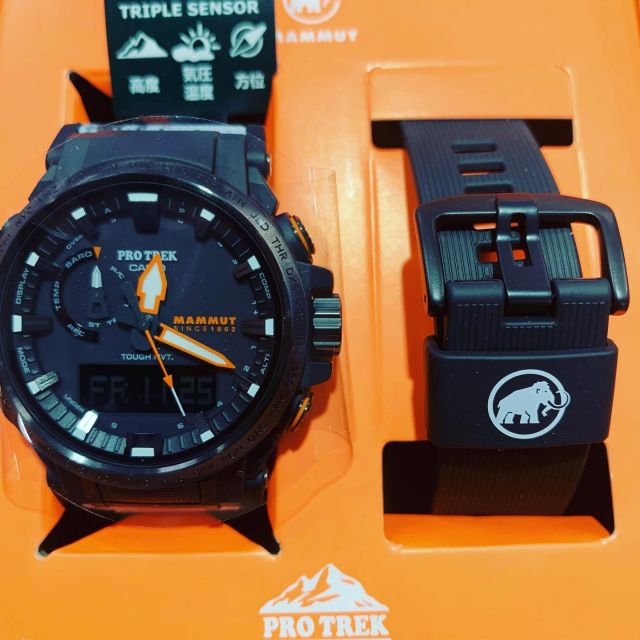 PROTREK
MAMMUT160周年コラボ

PRW-61MA-1AJR
¥64,900

#柿見時計店　#PROTREK #MAMMUT #PRW61MA
