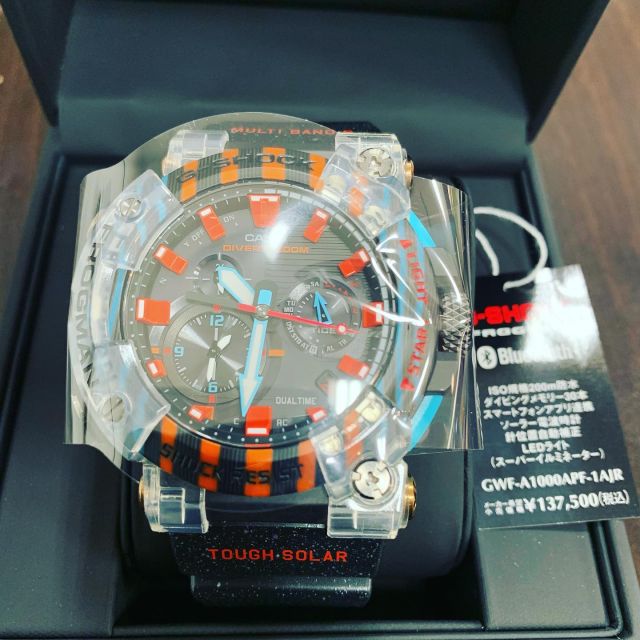 FROGMAN GWF-A1000APF-1AJRが再入荷！ご予約をお断りしていたのですが、まさかの再入荷のため限定１名様に抽選（定価）販売致します。

〈応募方法〉
①リツイート&いいね
②このアカウントをフォロー
③DMに「FROGMAN」とコメントで応募完了

応募締め切り２月４日（土）00:00迄
＃FROGMAN　＃gshock

Twitterアカウントはインスタプロフィールより↑