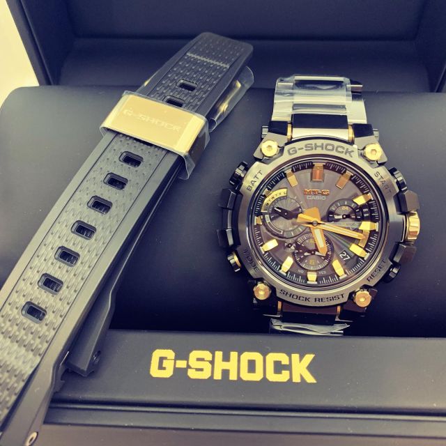 G-SHOCK MTG
MTG-B3000BDE-1AJR
¥165,000（税込）

BLACK&GOLD！

#柿見時計店　#MTG #B3000BDE #gshock