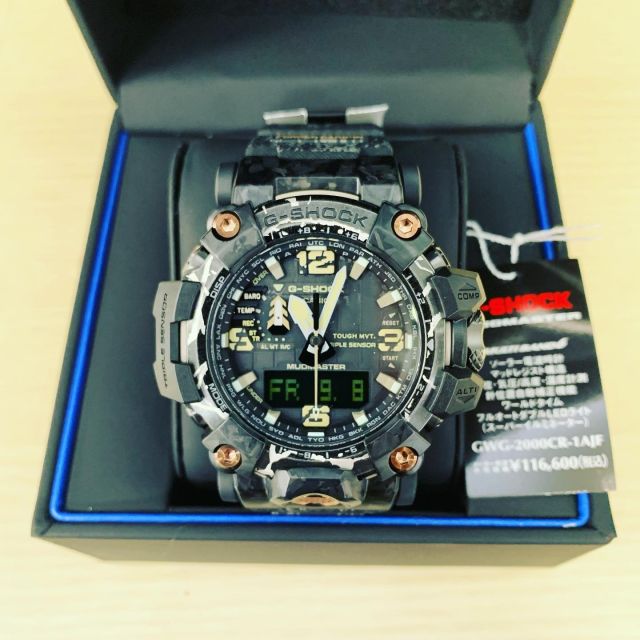 G-SHOCK
MUDMASTER
GWG-2000CR-1AJF
入荷しました！

本日発売。

#柿見時計店  #gwg2000cr #gshock  #MUDMASTER